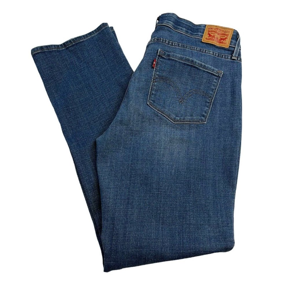 Levis 525 Womens Jeans Perfect Waist Straight Leg